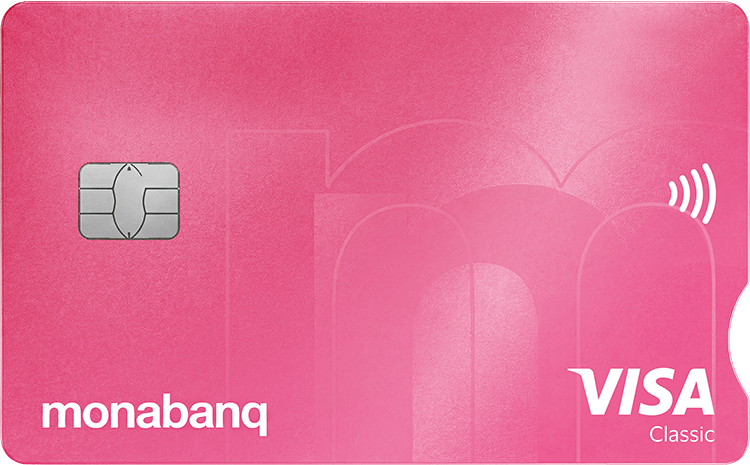 Carte Visa Classic rose Monabanq